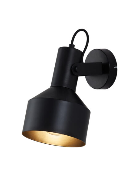 BRY-P001W-1H-E27-BLC-WALL LIGHT