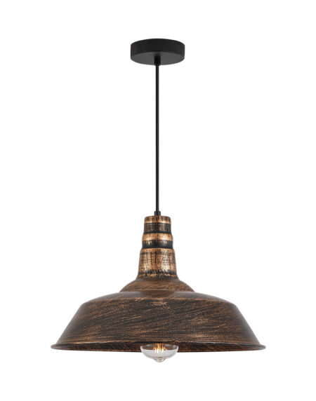 BRY-P003R-1H-E27-BRZ-PENDANT LIGHT