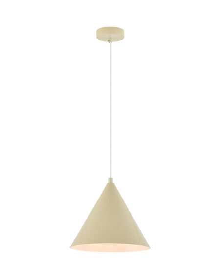 BRY-P010R-1H-E27-BEJ-PENDANT LIGHT