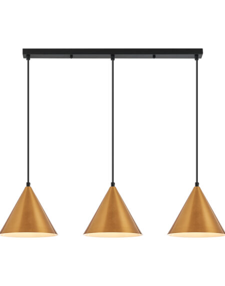 BRY-P010S-3H-E27-GLD-PENDANT LIGHT