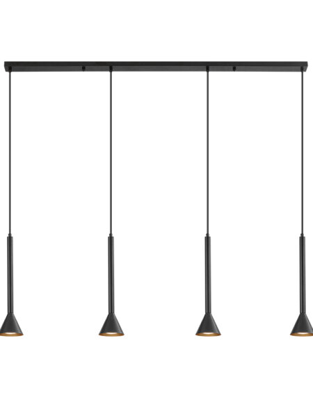 BRY-P011S-4H-GU10-BLC-PENDANT LIGHT