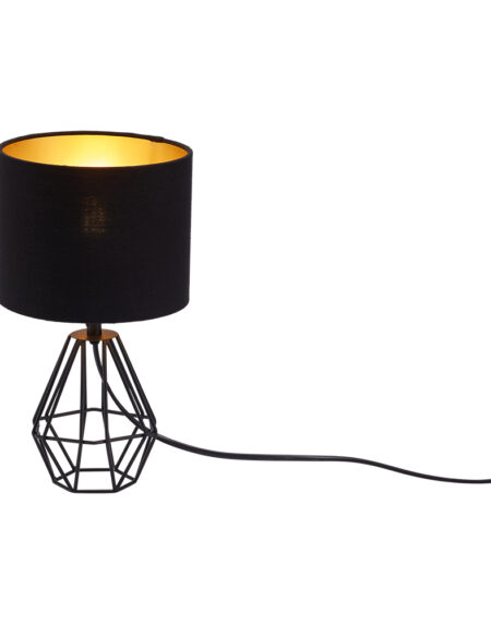 Stona lampa Carlton Crna