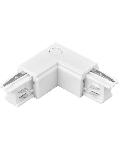 BRY-L-4WRS-WHT-TRACK RAIL CONNECTOR