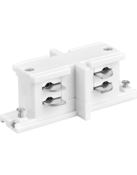 BRY-MIDDLE-4WRS-WHT-TRACK RAIL CONNECTOR