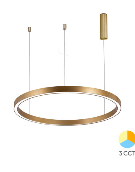BRY-LINA-PD-2540-RND-GLD-45W-3IN1-CEILING LIGHT