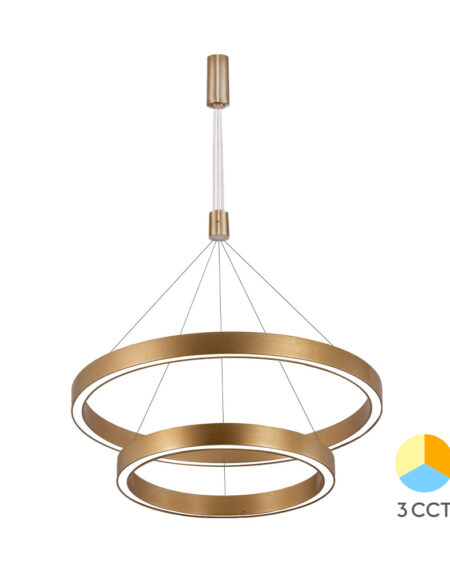 BRY-LINA-PD-2540-RND-GLD-65W-3IN1-CEILING LIGHT