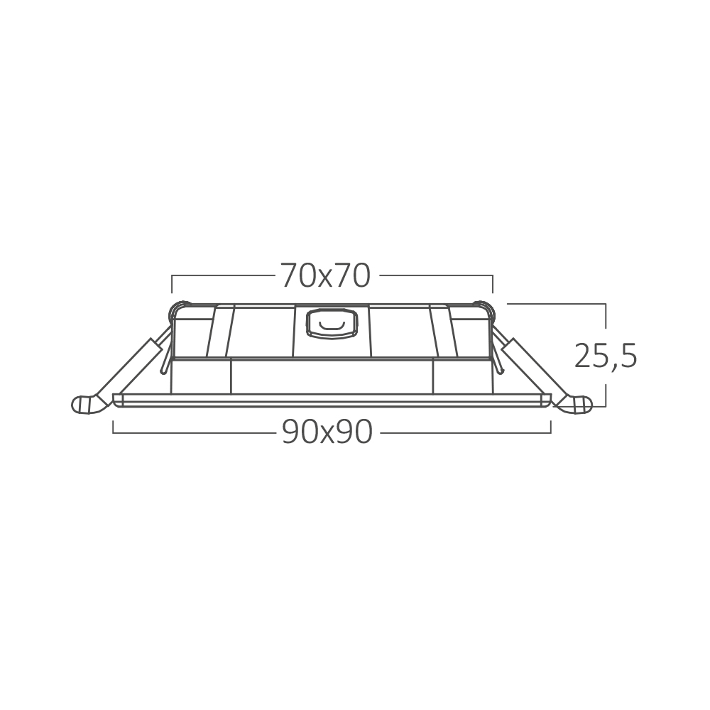 BRY-SMD-CSP-3W-SQR-3INC-BLC-3IN1-LED PANEL - Слика 7