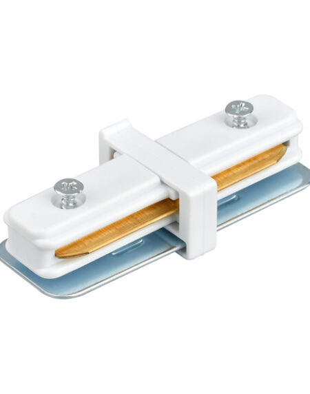 BRY-MIDDLE-2WRS-WHT-TRACK RAIL CONNECTOR