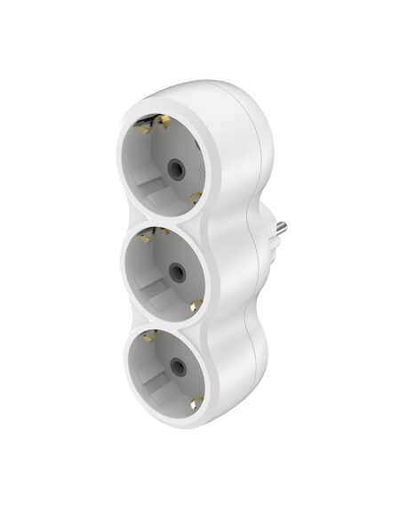 BRY-XLINE-LN3-3WAY-EU-SOCKET WITH CHILDREN PROTECT