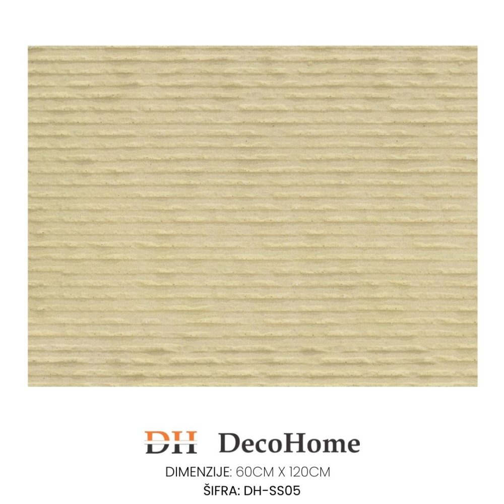 Fleksibilni zidni panel  krem grain stone DH-SS05  600*1200*3