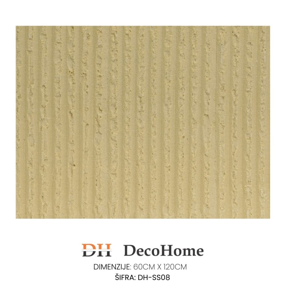 Fleksibilni zidni panel krem line stone DH-SS08  600*1200*3