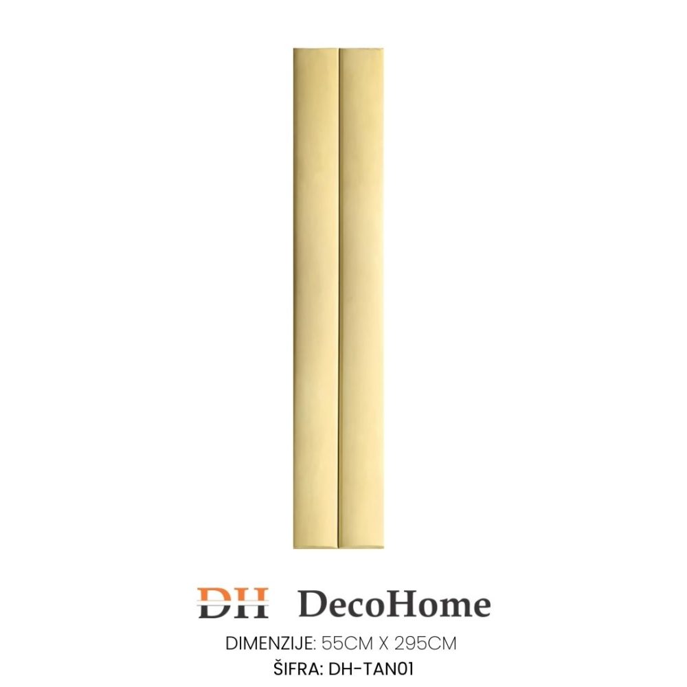 Plišani zidni panel BAGUETTE DH-TAN1 550*2950*55