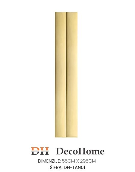 Plišani zidni panel BAGUETTE DH-TAN1 550*2950*55