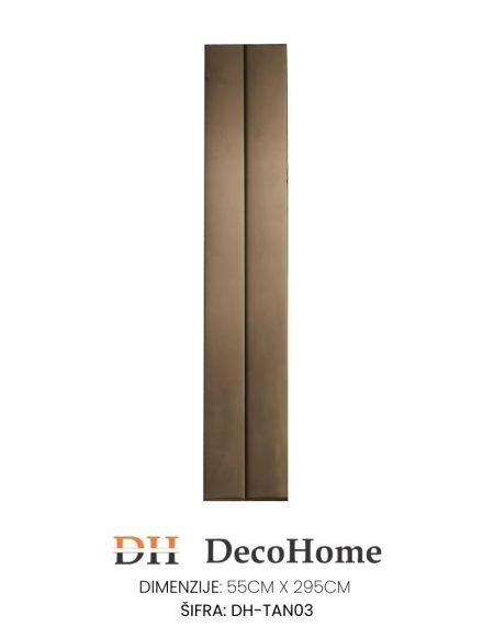 Plišani zidni panel BAGUETTE DH-TAN3 550*2950*55