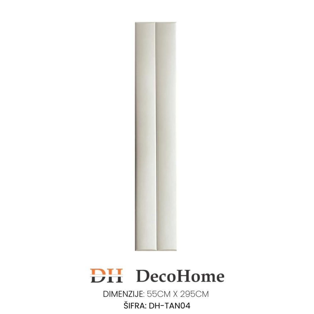 Plišani zidni panel BAGUETTE DH-TAN4 550*2950*55