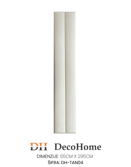 Plišani zidni panel BAGUETTE DH-TAN4 550*2950*55
