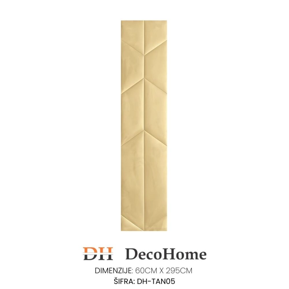 Plišani zidni panel URBAN DH-TAN5 600*2950*25