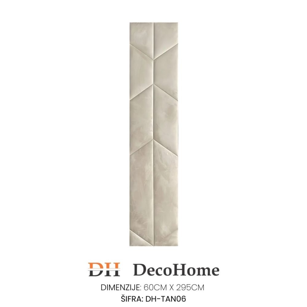 Plišani zidni panel URBAN DH-TAN6 600*2950*25