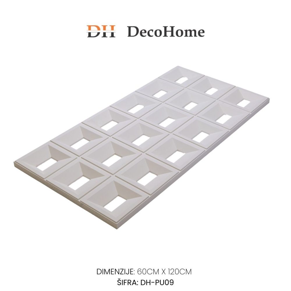 Zidni panel bez DH-PU09 1200*600*30