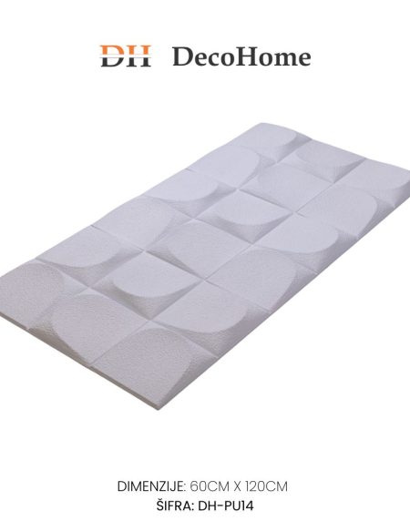 Zidni panel beli DH-PU14 1200*600*25