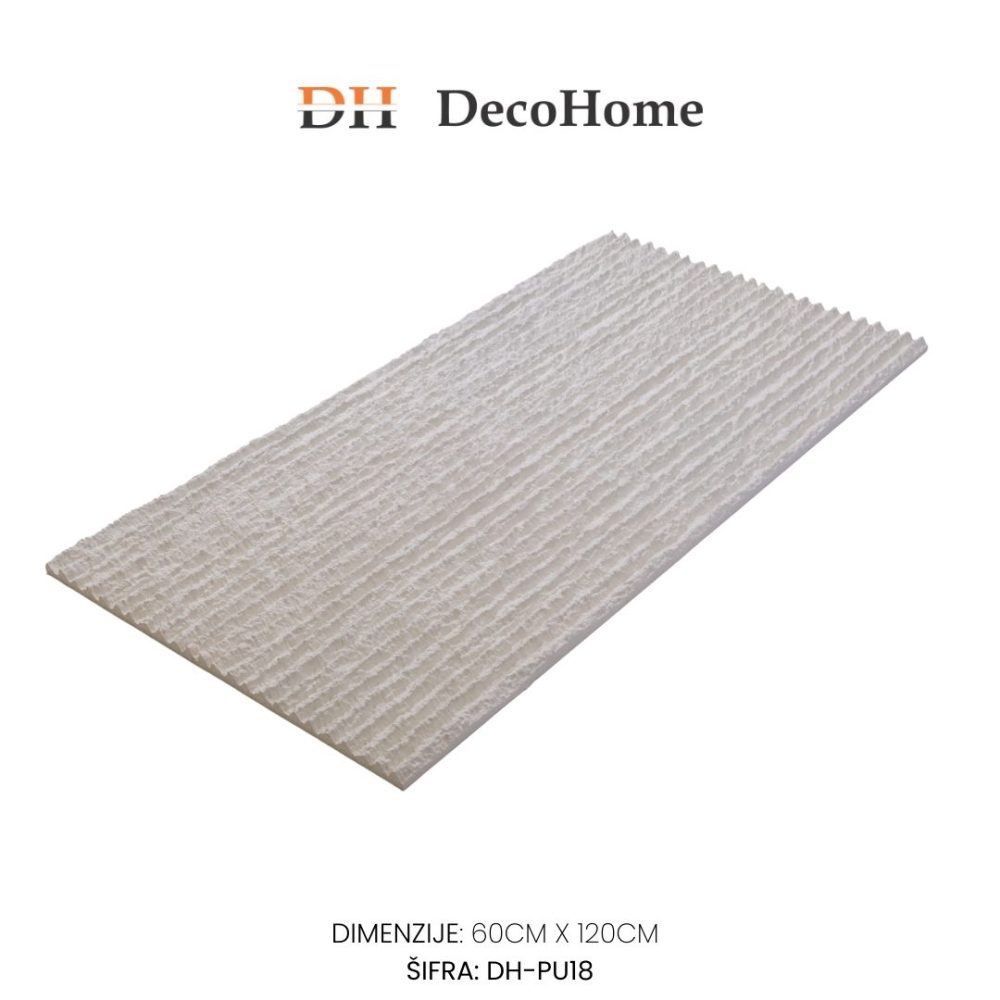 Zidni panel bez DH-PU18 1200*600*25