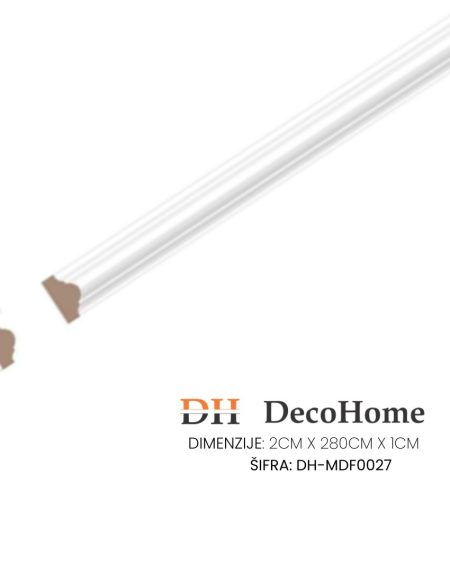 Zidna lajsna DH-MDF0027 20*2800*10