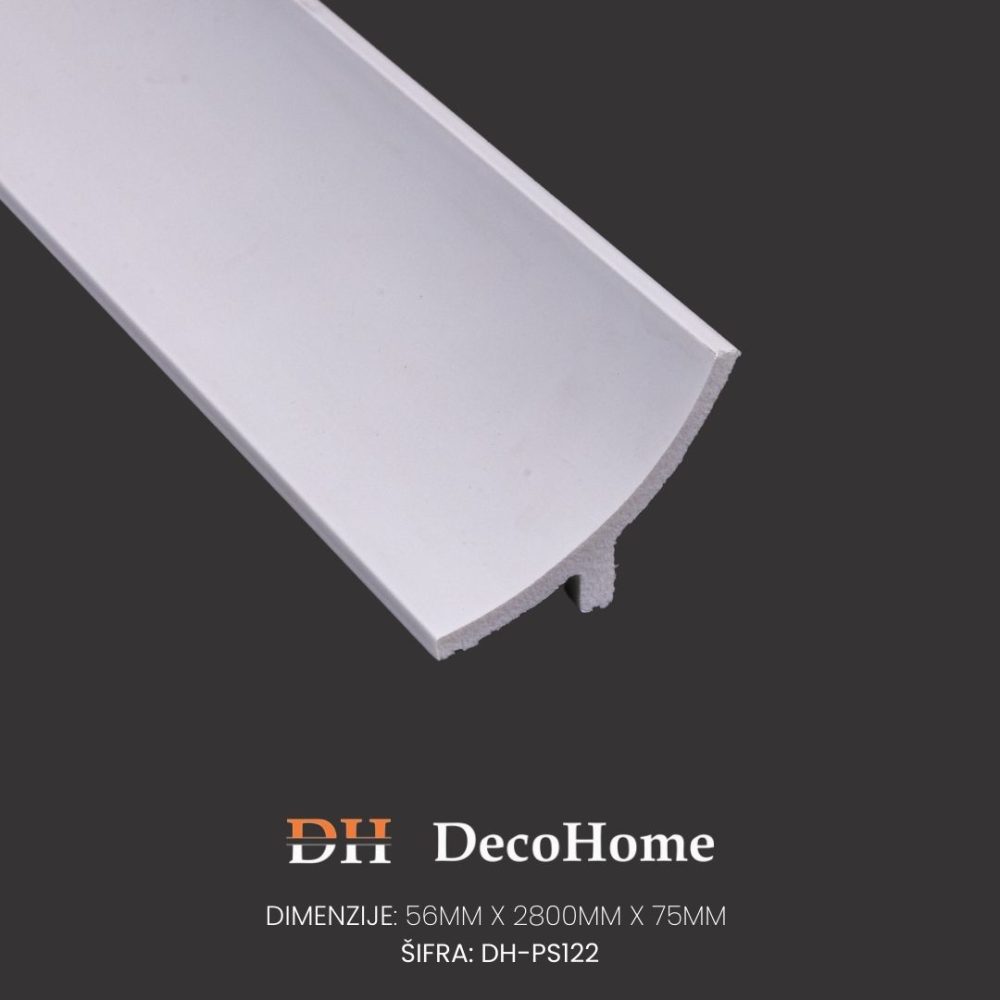 Zidna plafonska lajsna DH-PS122 56*75*2800