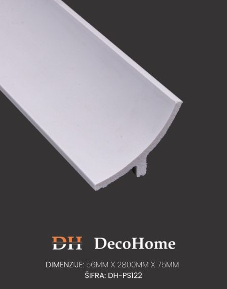 Zidna plafonska lajsna DH-PS122 56*75*2800