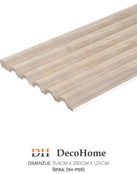 Zidne lajsne letvice DH-PS51 154*12,5*2800