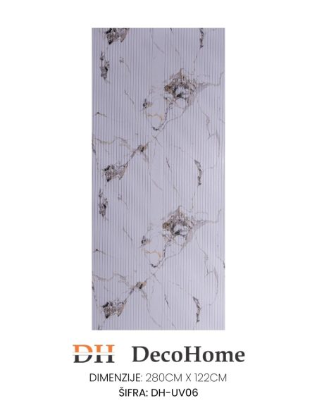 DH-UV06 - PVC zidni panel Fluted 1170*2800*3,6