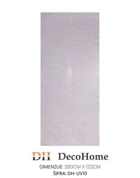 DH-UV10 - PVC zidni panel Fluted bez mermer 1170*2800*3,6