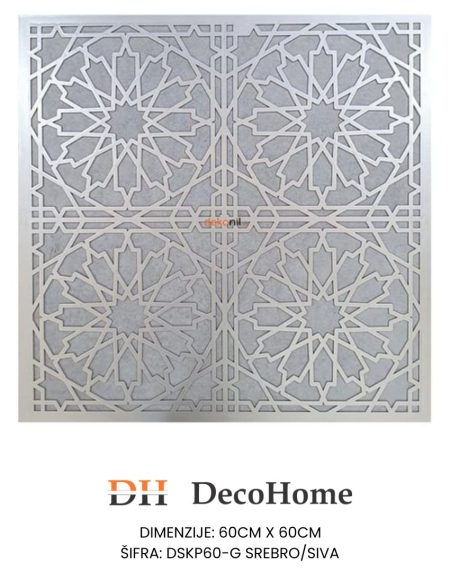 Plafonski paneli DSKP60-G (Srebrni)600*600