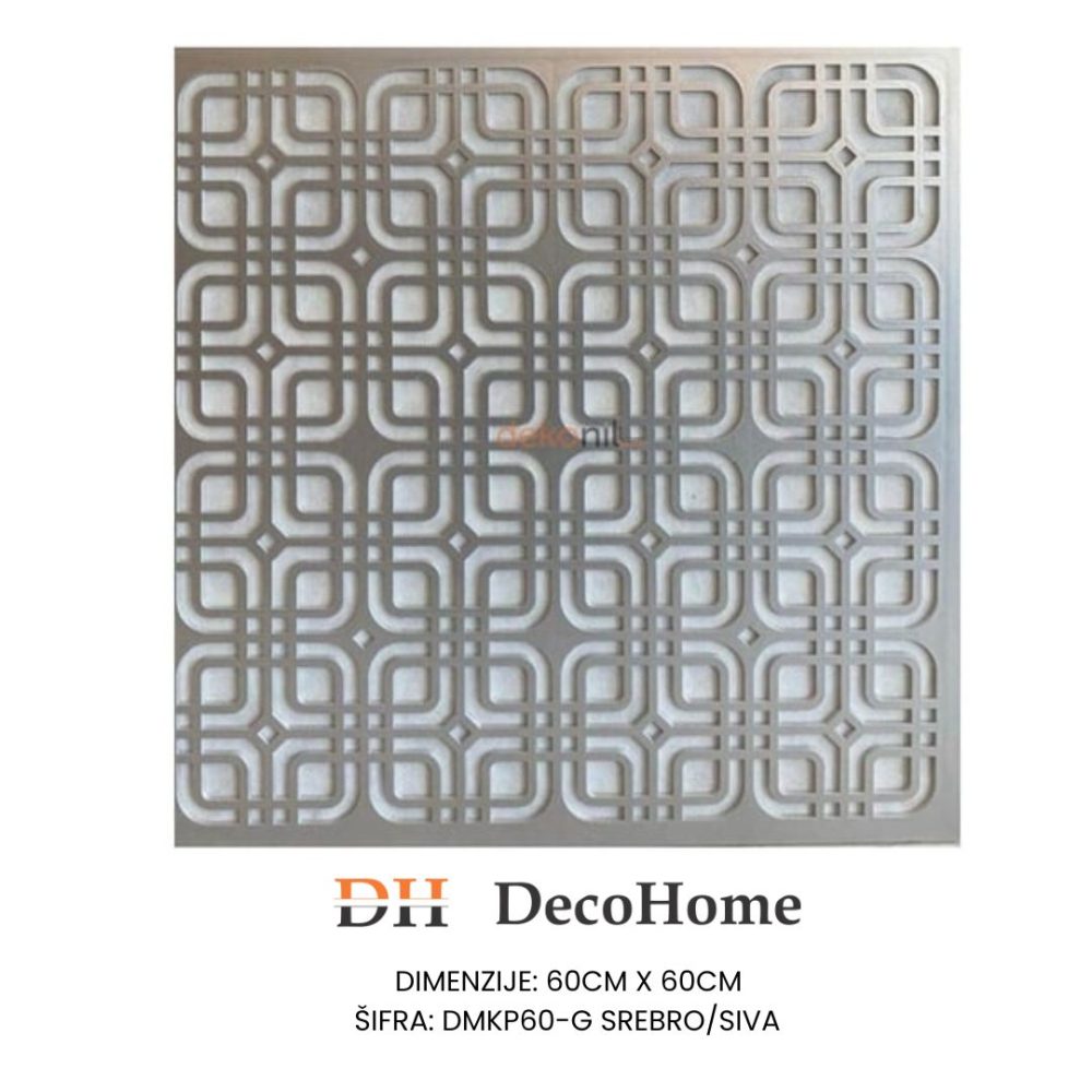Plafonski panel DMKP60-G (Srebrni) 600*600