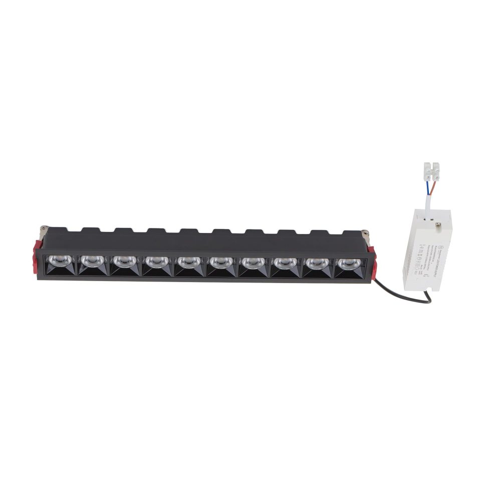 MIDI LED BLACK 40W 3000K RECESSED - Слика 3