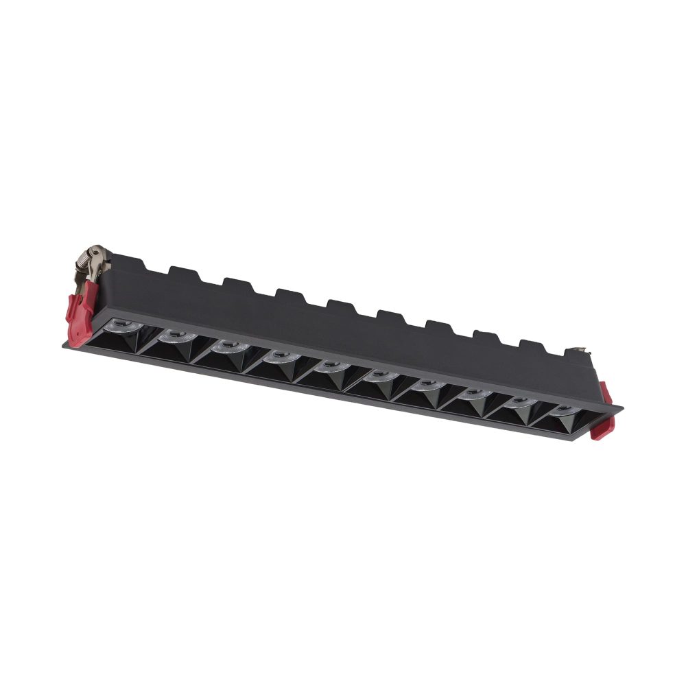 MIDI LED BLACK 40W 3000K RECESSED