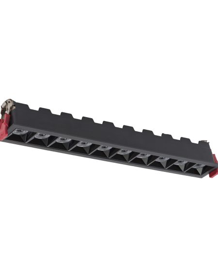 MIDI LED BLACK 40W 3000K RECESSED