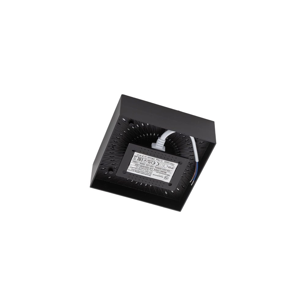 LID SQUARE LED 15W 3000K BLACK - Слика 3