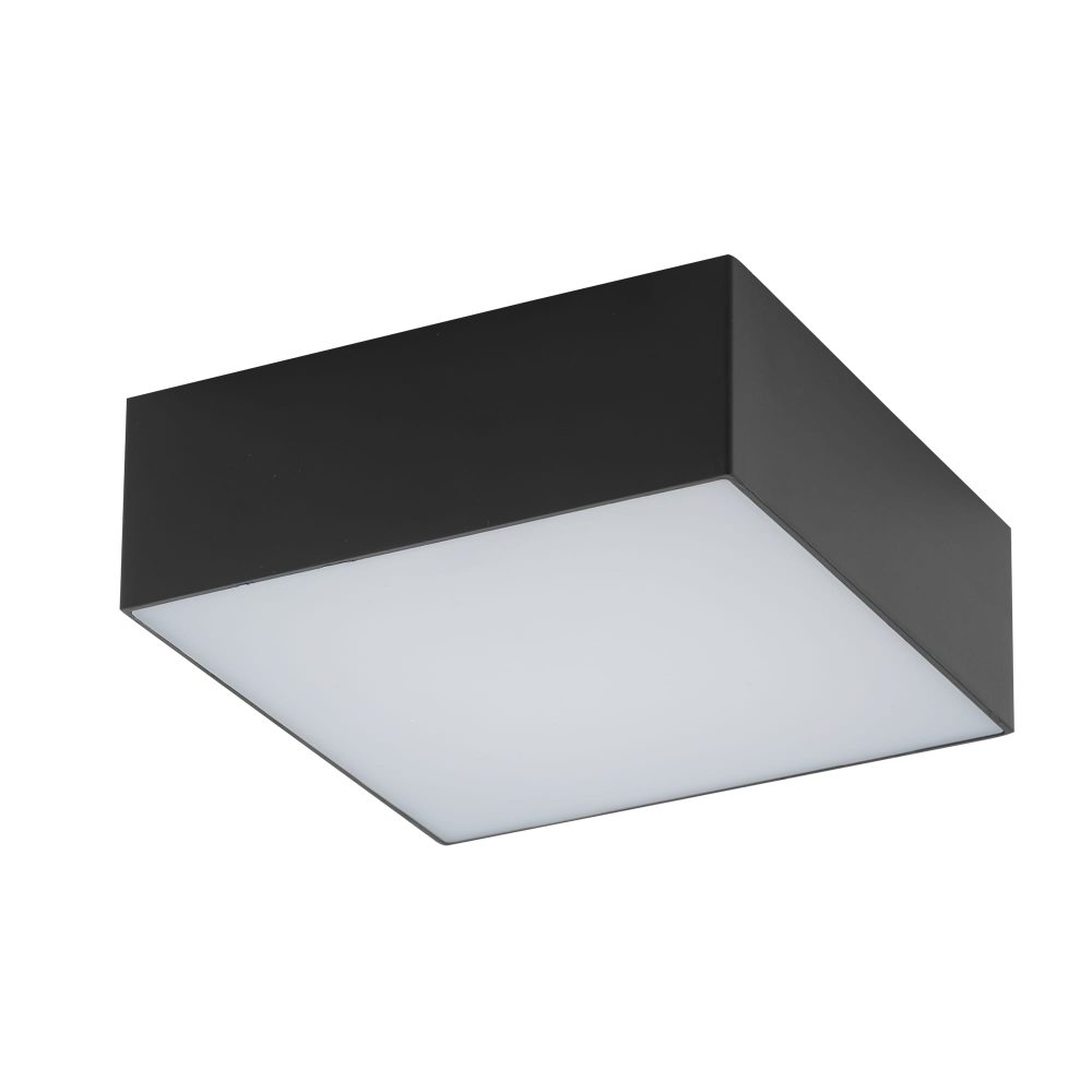 LID SQUARE LED 15W 3000K BLACK