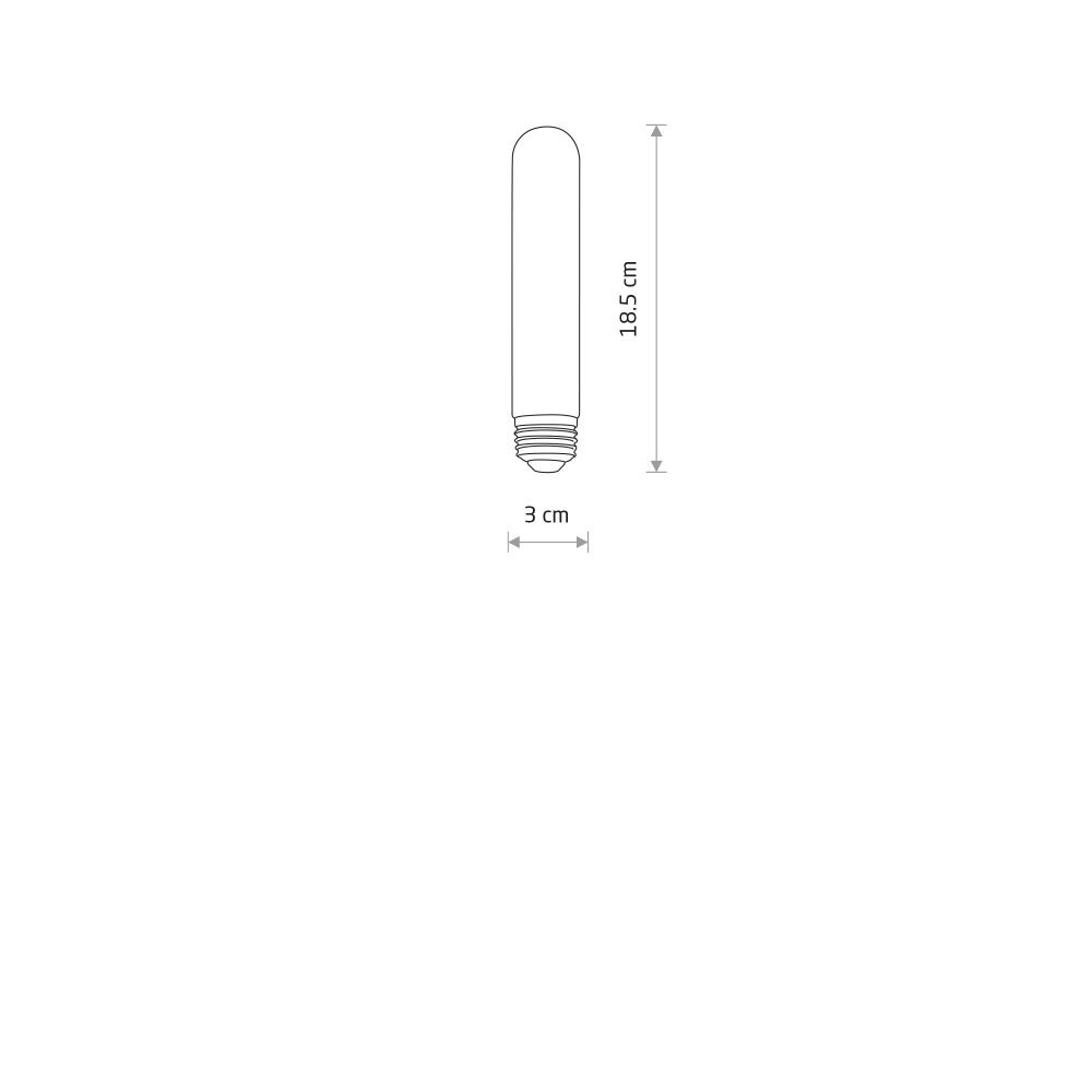 BULB VINTAGE  LED E27, 6W - Слика 2