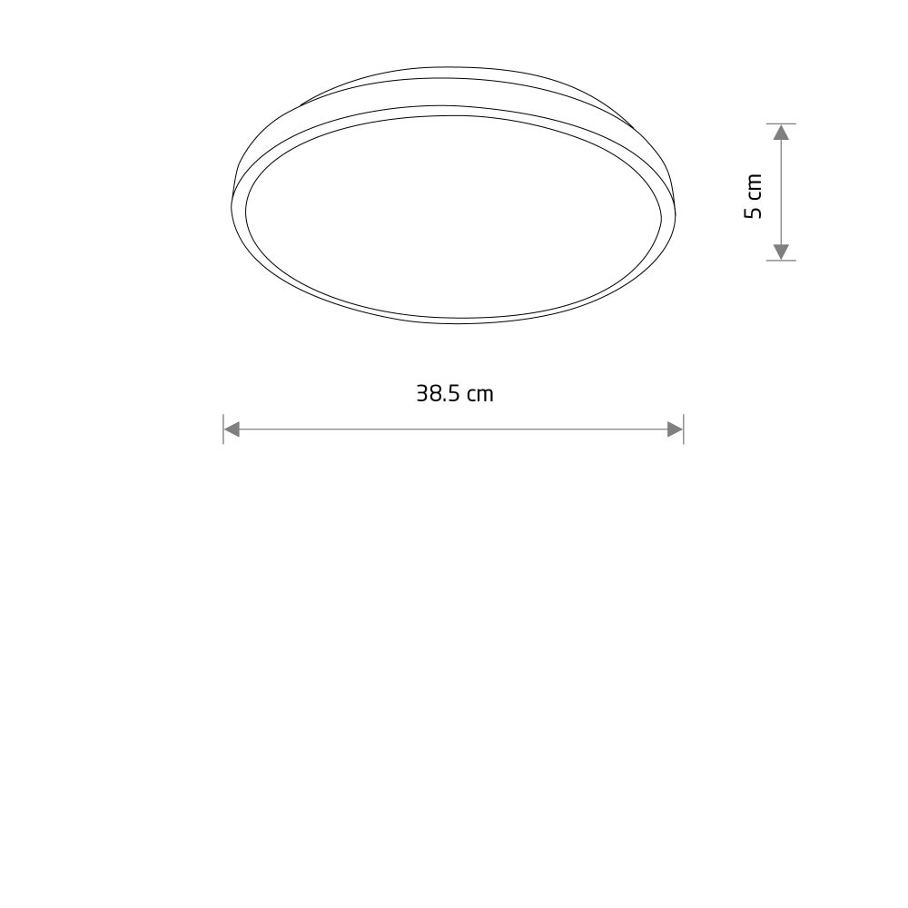 AGNES ROUND LED PRO BLACK 22W 3000K IP44 - Слика 6