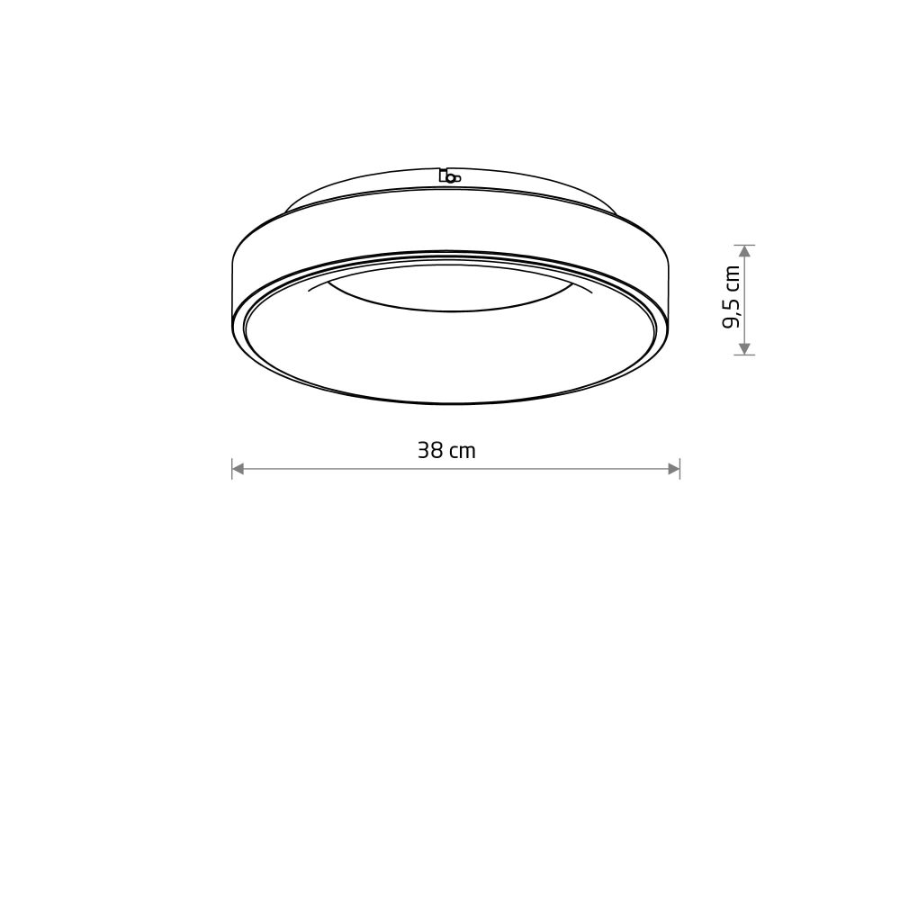 NIKKI ROUND LED WHITE 32W 4000K - Слика 5