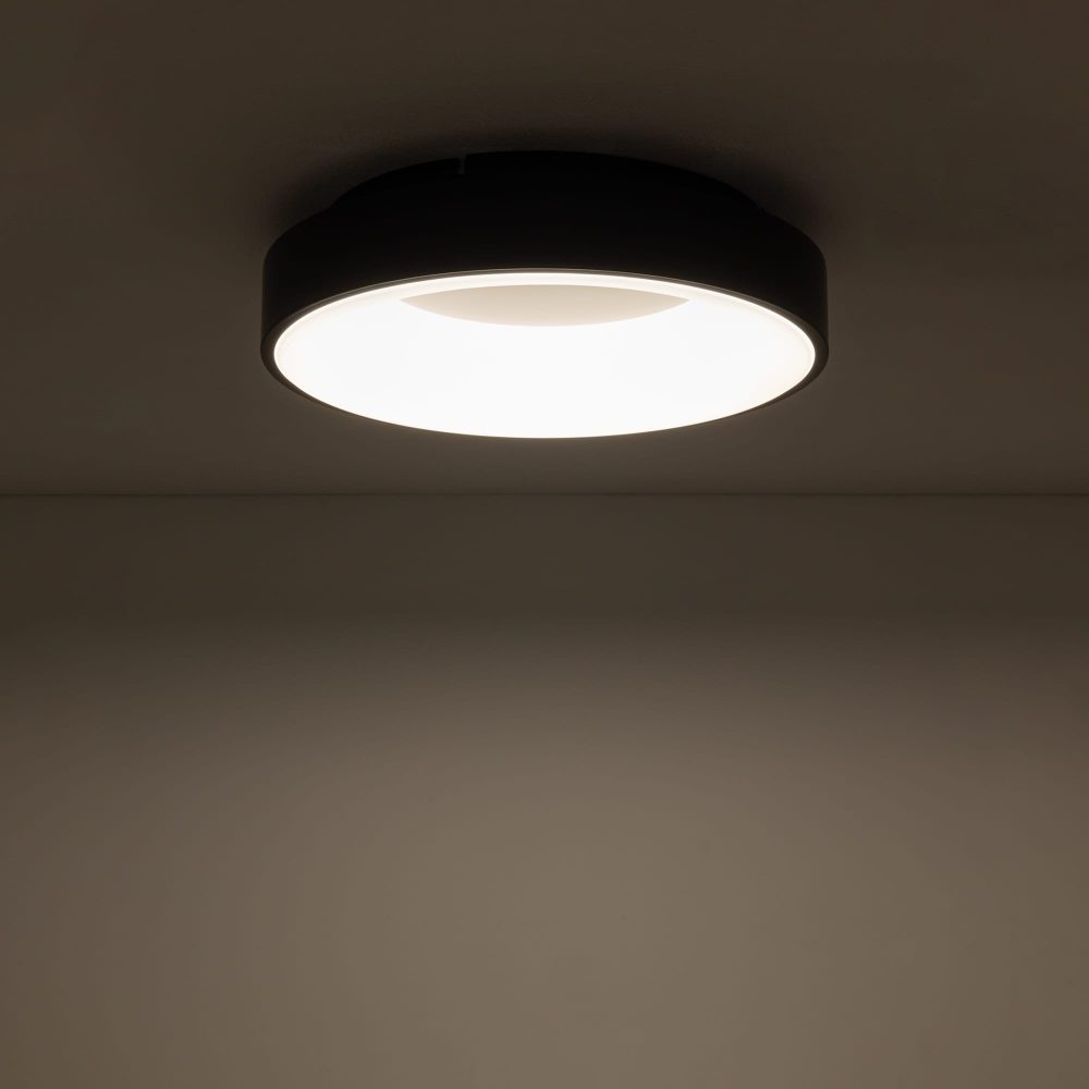 NIKKI ROUND LED BLACK 32W 3000K - Слика 2