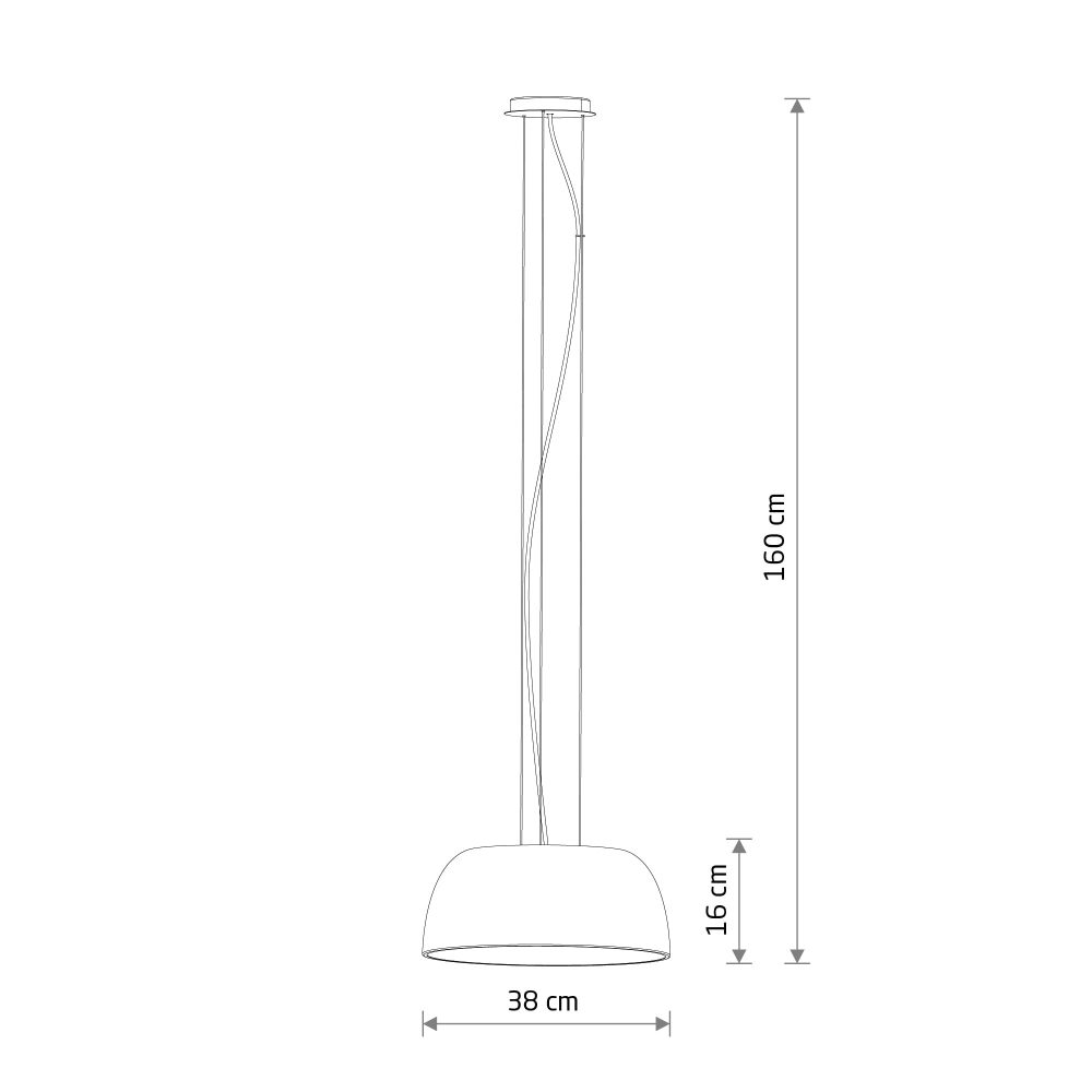 SATELLITE S UMBRA GRAY pendant - Слика 8
