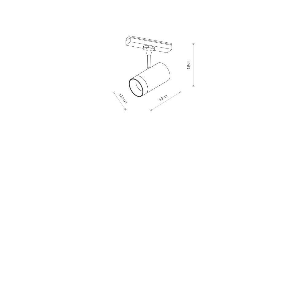 UT-LVM SPOT LED 12W 3000K - Слика 7