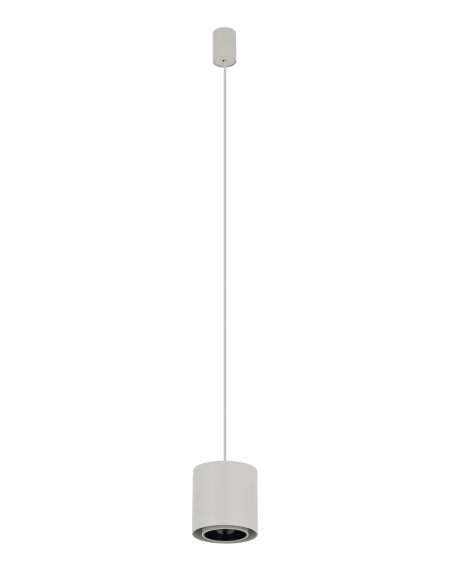 POINT DUO pendant SILK GRAYBLACK