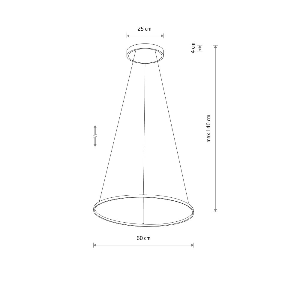 CIRCOLO LED M WHITE 3000K (SH-60) - Слика 7