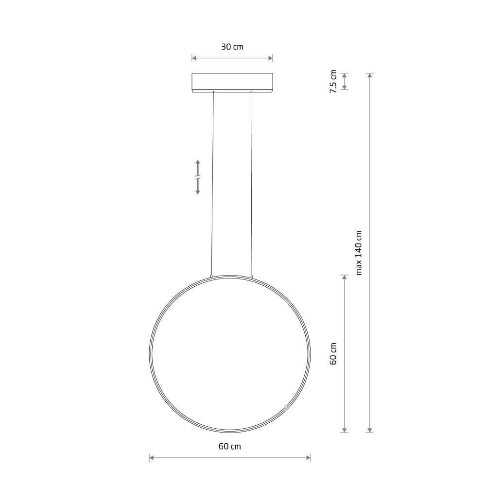 CIRCOLO LED M WHITE 3000K (SV-60) - Слика 8