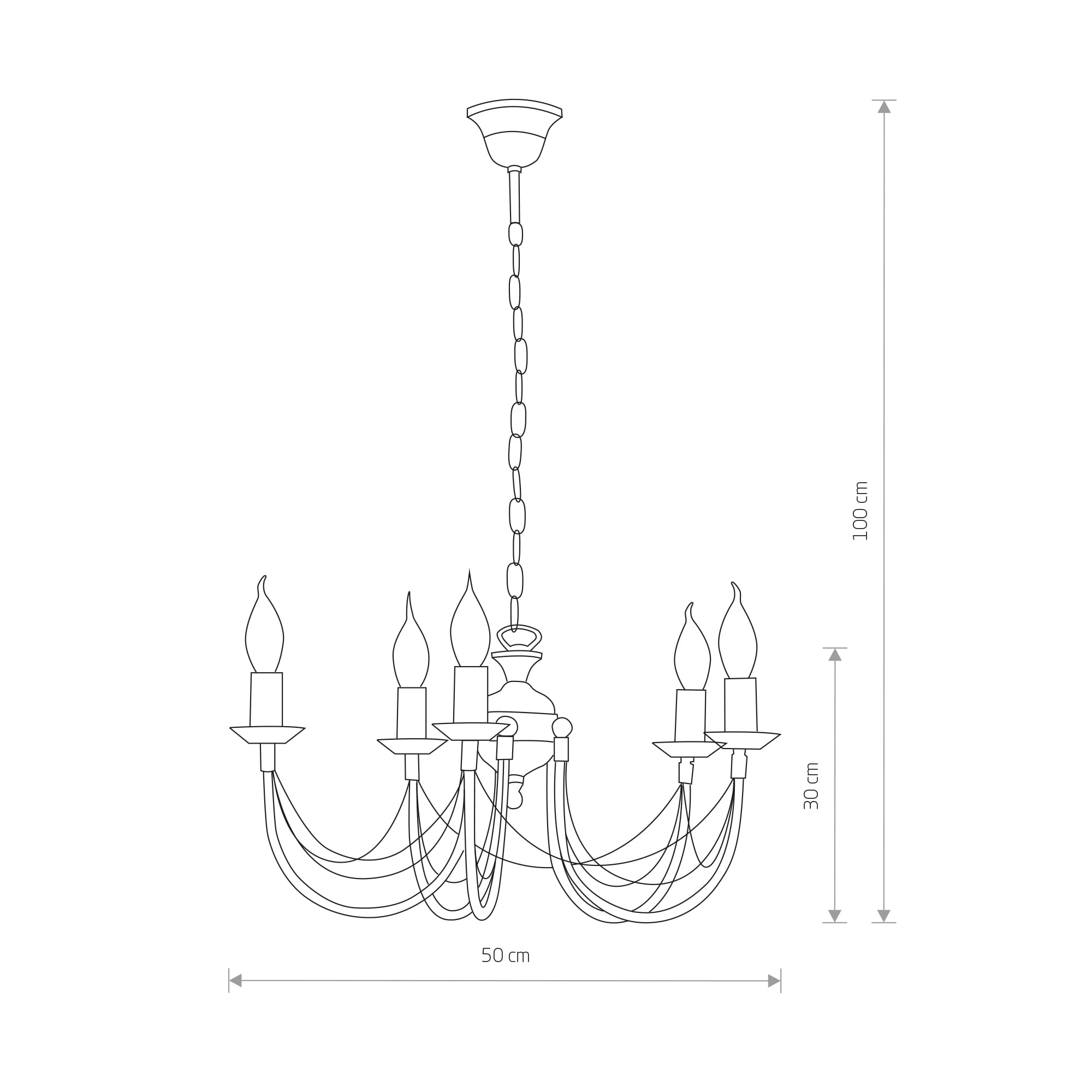 Luster ARES V pendant - Слика 2