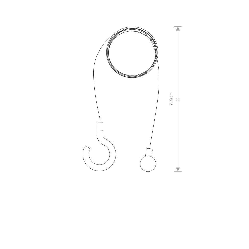 HANGING SET FOR PICNIC GRAPHITE - Слика 3