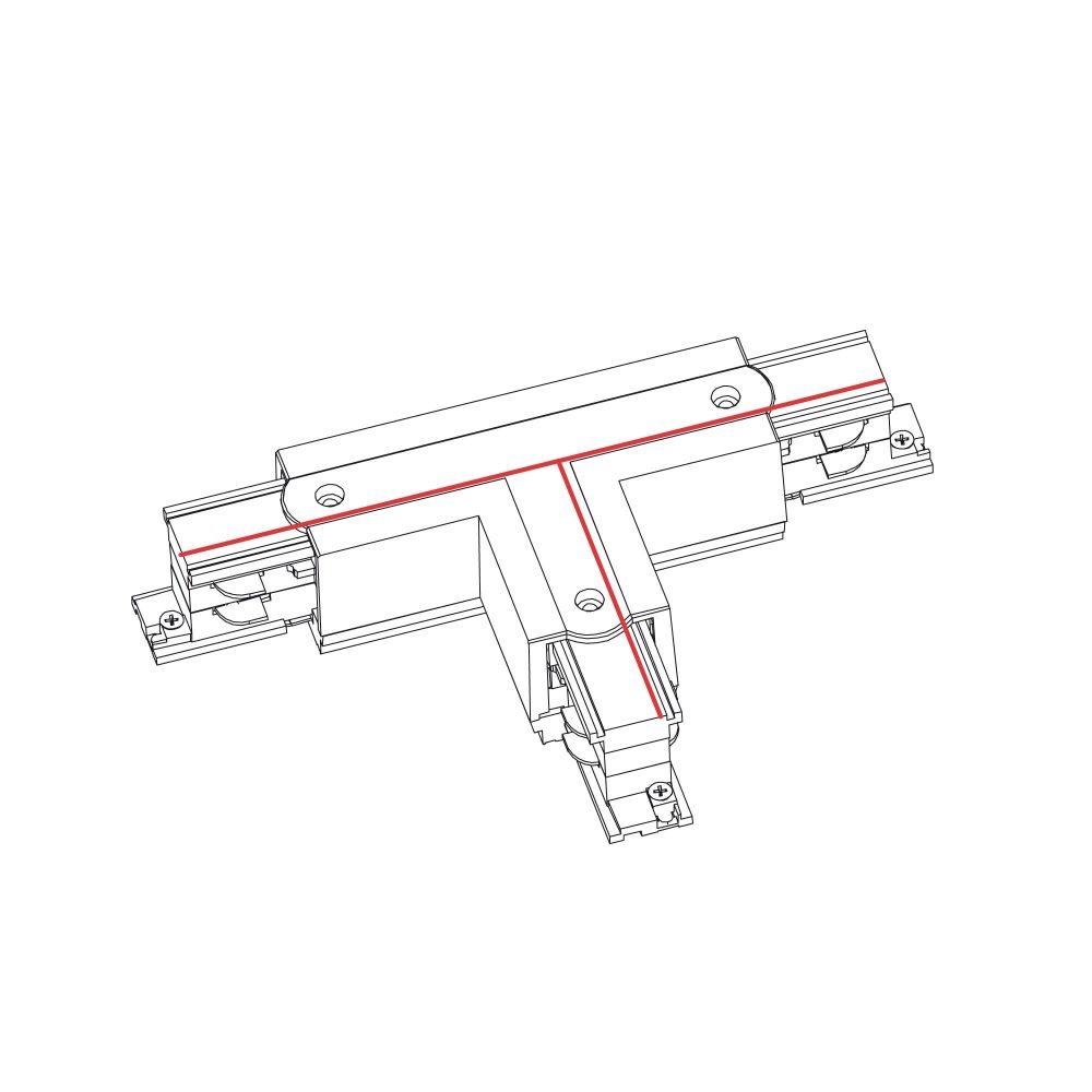 CTLS POWER T CONNECTOR LEFT 2 WHITE (T-L2) - Слика 2